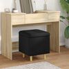 vidaXL Ottomană de depozitare cu pernă Negru 40 x 40 x 45 cm țesătură
