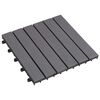 vidaXL Plăci pentru Deck 10 buc. Gri 30 x 30 cm Lemn de Acacia