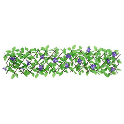 vidaXL Spalier iederă artificială extensibil, 5 buc., verde, 180x20 cm
