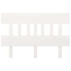 vidaXL Tăblie de pat, alb, 183,5x3x81 cm, lemn masiv de pin