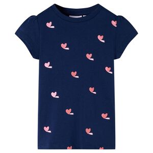 vidaXL Tricou pentru copii, bleumarin, 104