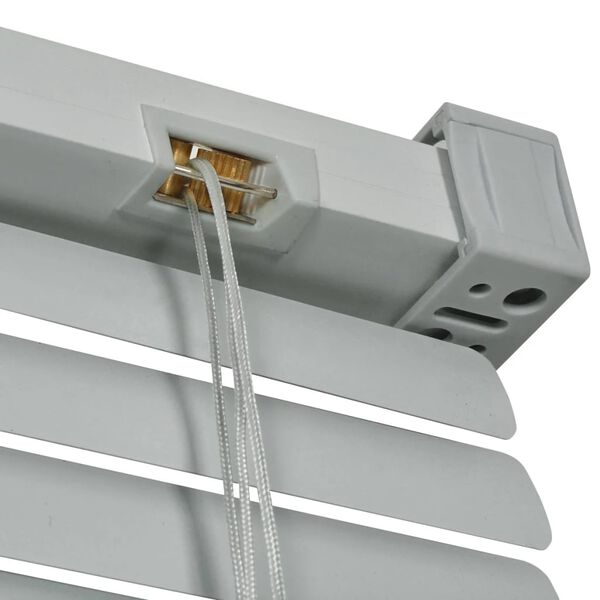 vidaXL Jaluzele fereastră, aluminiu, 60 x 220 cm, argintiu