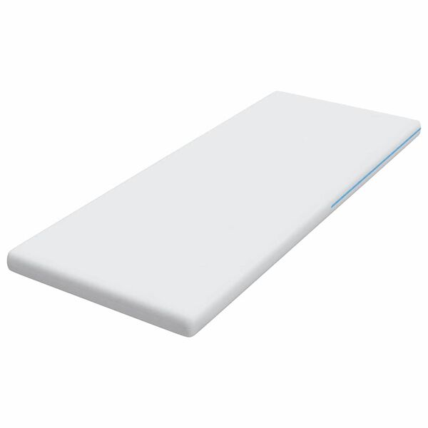 vidaXL Suport pentru saltea Alb 80 x 200 cm Material Jacquard