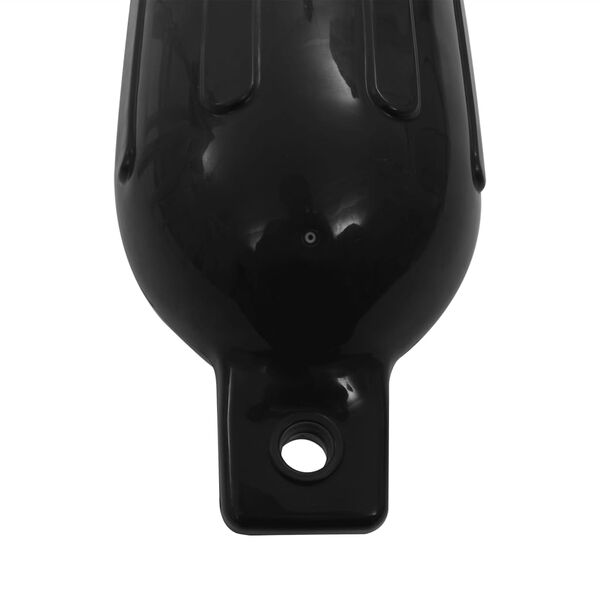 vidaXL Bară de protecție barcă, 4 buc., negru, 58,5x16,5 cm, PVC