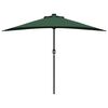vidaXL Parasol de Grădină Verde 294 x 150 x 224 cm Poliester și oțel