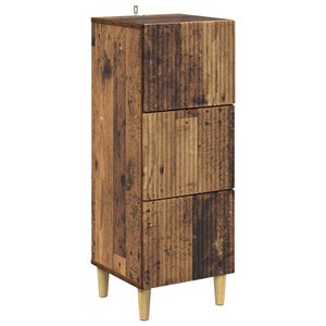 vidaXL Dulap cu sertare Lemn vechi 33 x 34,5 x 90 cm Lemn prelucrat