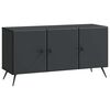 vidaXL Cabinet TV Negru 99 x 34,5 x 50 cm Lemn prelucrat