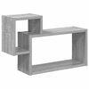 vidaXL Raft de perete Montare pe perete Sonoma gri 55 x 15 x 35 cm