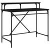 vidaXL Birou Stejar Negru 100 x 50 x 90 cm Lemn prelucrat
