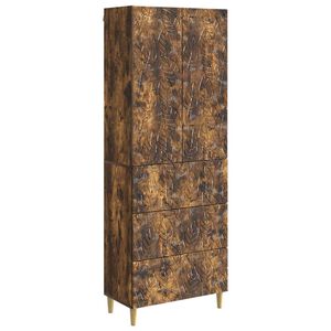 vidaXL Set de Dulapuri 2 pcs Stejar fumuriu 66 x 34,5 x 90 cm
