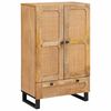 vidaXL Bufet cu sertar Maro 40 x 33 x 110 cm Lemn de mango solid
