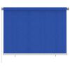 vidaXL Jaluzea tip rulou de exterior, albastru, 200x140 cm, HDPE