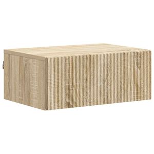 vidaXL Dulap de noapte suspendat Stejar Sonoma 49 x 34,5 x 20 cm