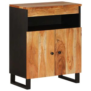 vidaXL Servantă cu 2 uși, 60x33x75 cm, lemn masiv de acacia