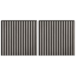 vidaXL Panouri de perete 2 buc. 60,5 x 60 cm Gri