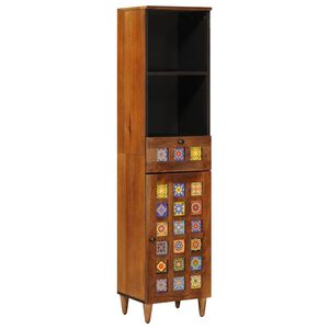 vidaXL Dulap de Baie castan 38 x 33 x 160 cm