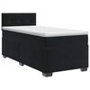 vidaXL Pat boxspring cu saltea Negru 80 x 200 cm Catifea