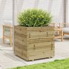 vidaXL Jardinieră de grădină, 70x70x72,5 cm, lemn de pin impregnat