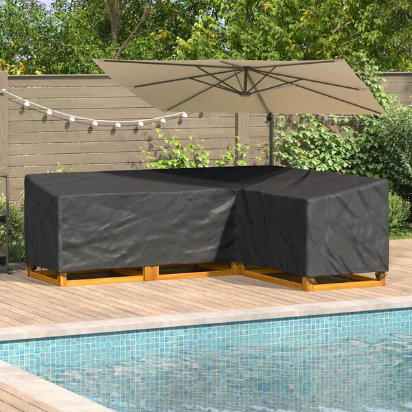vidaXL Husă pentru mobilă Negru 260 x 210 x 80 cm Material Oxford 600D