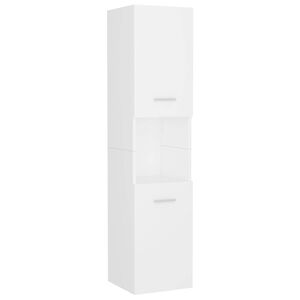 vidaXL Dulap de baie, alb, 30 x 30 x 130 cm, PAL