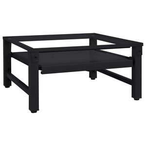 vidaXL Suport pentru mașina de spălat Negru 62 x 60,5 x 32,5 cm Oțel