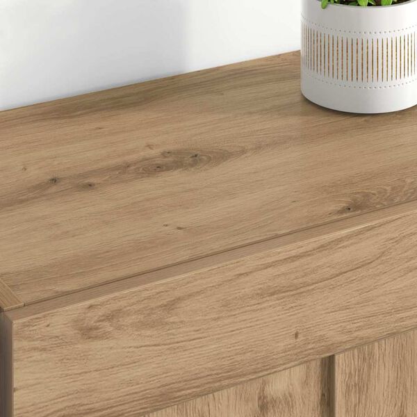 vidaXL Cabinet suspendat 2 pcs Stejar Artizanal 69,5 x 34 x 90 cm