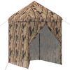 vidaXL Gară pop-up cu 4 perete laterale 2 x 2 m Camuflaj pădure