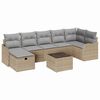 vidaXL Set de canapele pentru grădină 8 buc. Rattan poli