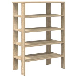 vidaXL Suport de pantofi, stejar sonoma,61x32x87,5 cm, lemn prelucrat