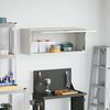 vidaXL Dulap de perete pentru garaj Alb 90 x 33 x 35 cm
