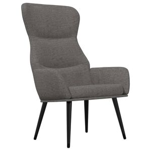 vidaXL Scaun de relaxare, gri deschis, material textil