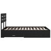 vidaXL Cadru de pat cu sertar cu headboard cu depozitare Lemn compozit