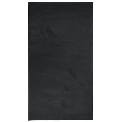 vidaXL Covor „OVIEDO”, fire scurte, negru, 80x150 cm
