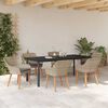 vidaXL Set de dining Gri deschis Rattan poli