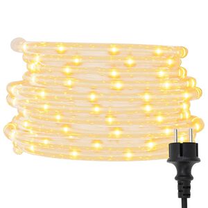 vidaXL Cablu luminos cu 1200 LED-uri, alb cald, 50 m, PVC