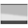 vidaXL Dulap de baie cu oglindă, antracit, 80x15x60 cm, MDF