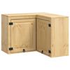 vidaXL Dulap SKI Maro Miere 80 x 80 x 60 cm Lemn de pin masiv