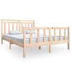 vidaXL Cadre de pat natural 160 x 200 cm Solid Pine Wood