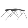vidaXL Parasolar barcă Bimini cu 3 arcuri, antracit, 183x180x137 cm
