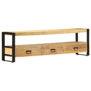 vidaXL Comodă TV, 150x30x45 cm, lemn masiv de mango