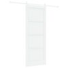 vidaXL Ușă glisantă ORKDAL 83 x 211 cm Lemn prelucrat Alb