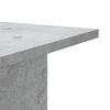 vidaXL Noptiere, 2 buc., gri beton, 30x30x95 cm, lemn prelucrat