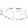 vidaXL Pat cu saltea și spațiu de depozitare Gri &icirc;nchis 100 x 200 cm