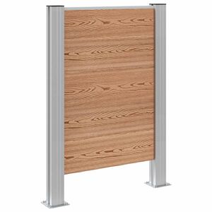 vidaXL &Icirc;mprejmuire pentru Coș de Gunoi Maro 85 x 12 x 115 cm