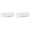 vidaXL Dulapuri TV 2 buc Alb 80x31x25,5 cm Lemn prelucrat