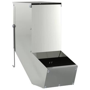 vidaXL Urmărire pentru iepuri Argintiu 12,5 x 26 x 28,5 cm