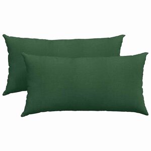 vidaXL Perne pentru canapea 2 pcs Verde &icirc;nchis 80 x 40 cm