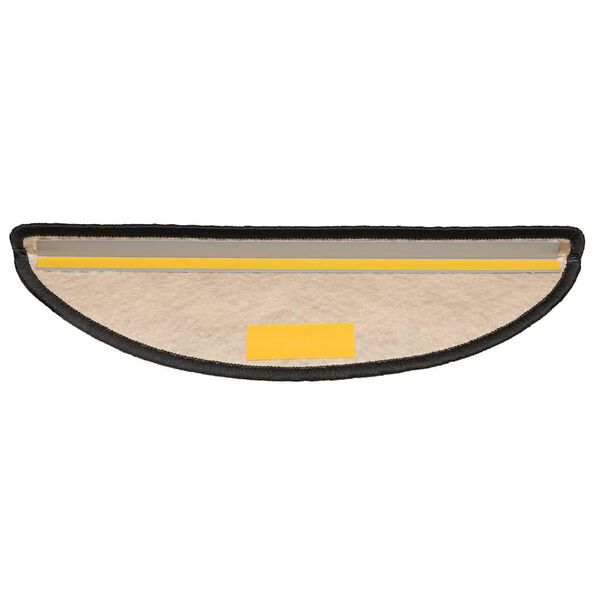 vidaXL Covorașe scări autoadezive 30 buc antracit 56x17x3 aspect sisal