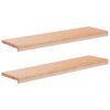 vidaXL Trepte de scară 2 buc. 90 x 30 x 2 cm natural Lemn de fag masiv