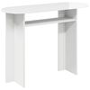 vidaXL Masă de consolă Alb foarte lucios 100 x 39,5 x 75 cm